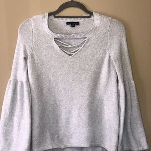 American Eagle bell sleeve sweater